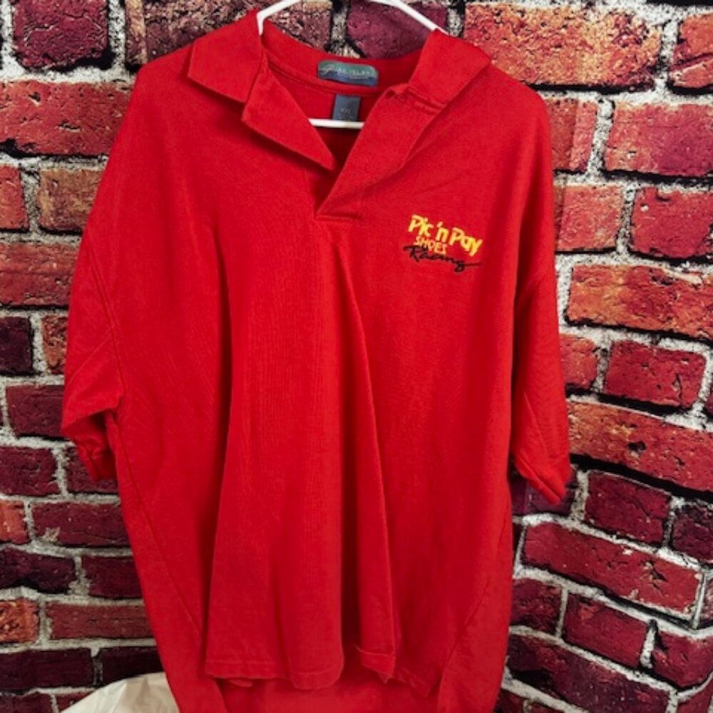 Dale Jarrett Pic’N Pay Shoes Racing Mens Team Issued Polo Shirt Size XXL